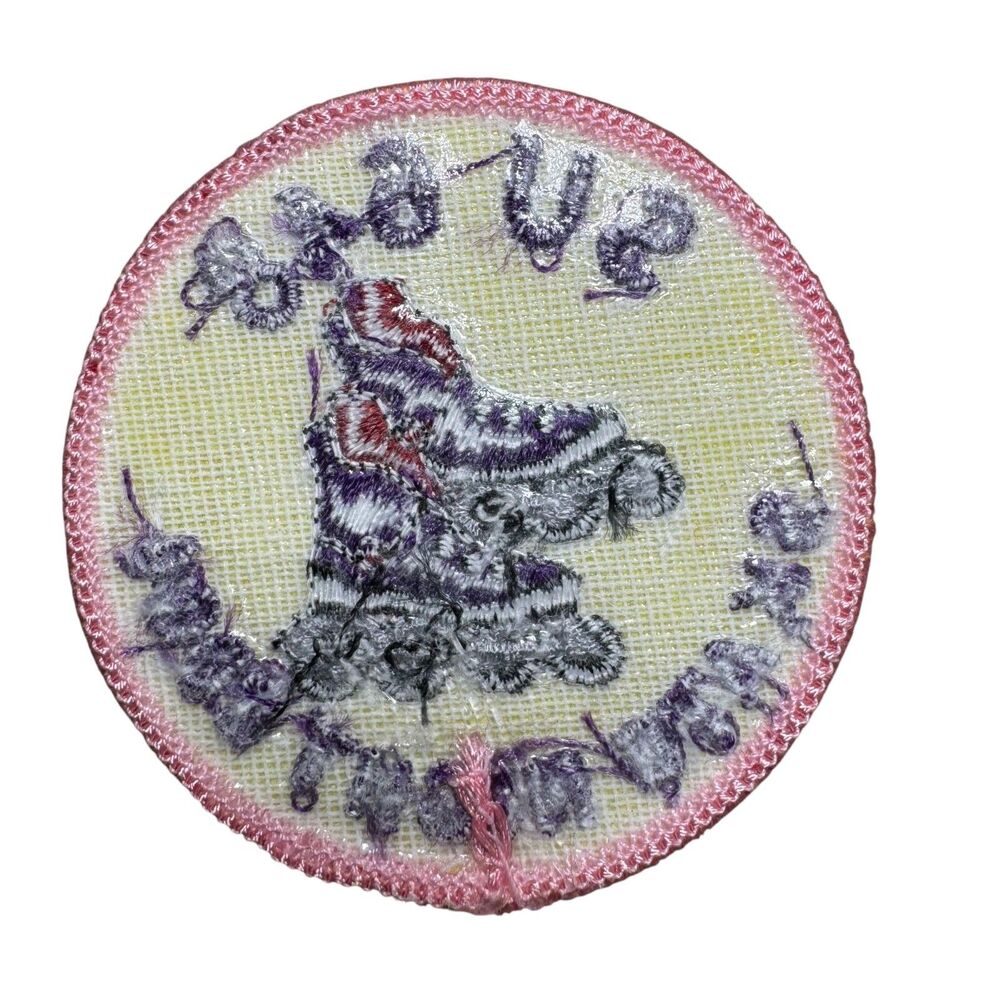 SU 648 Skate Night 2004 Patch Badge Girl Scout Activity GS VINTAGE HTF NEW - Picture 4 of 4